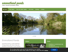 Tablet Screenshot of emmotlandponds.co.uk